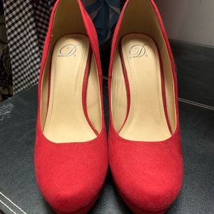 Red high heals